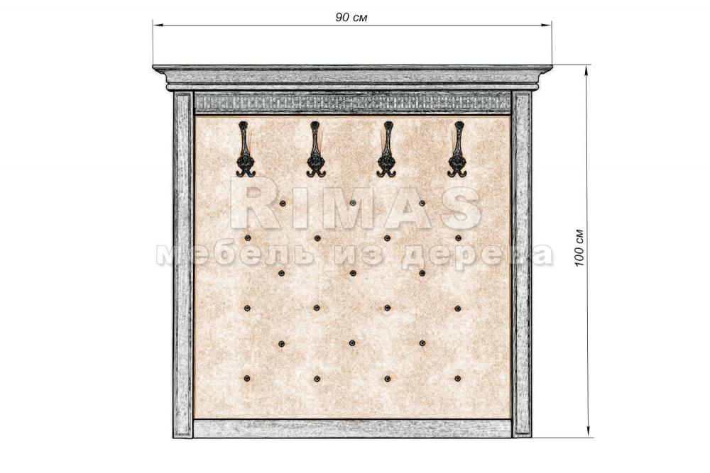 Прихожая «Валео» из массива дерева