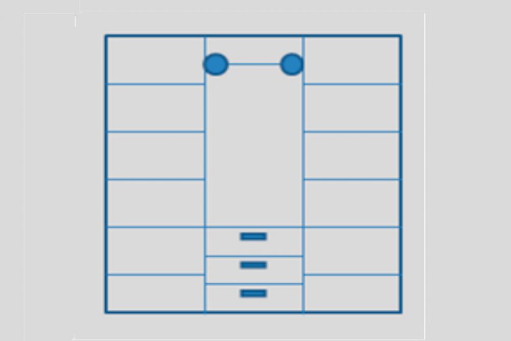 Шкаф «Ираклион 3» из массива дерева