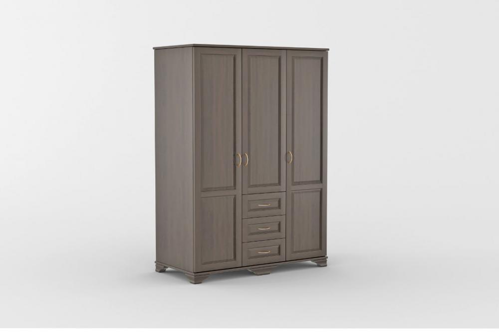 Шкаф «Халкида 3» из массива дерева