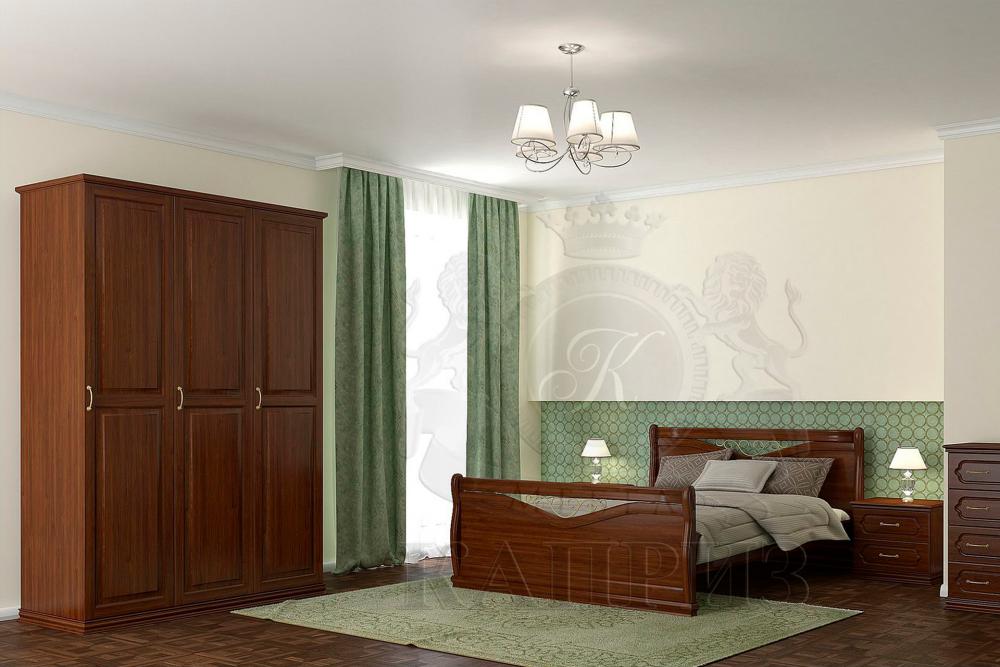 Шкаф «Каламата 3» из массива дерева