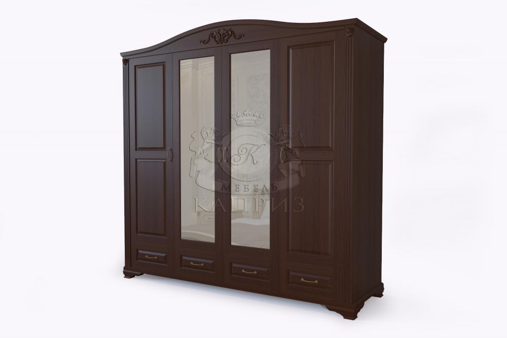 Шкаф «Родос 4» из массива дерева