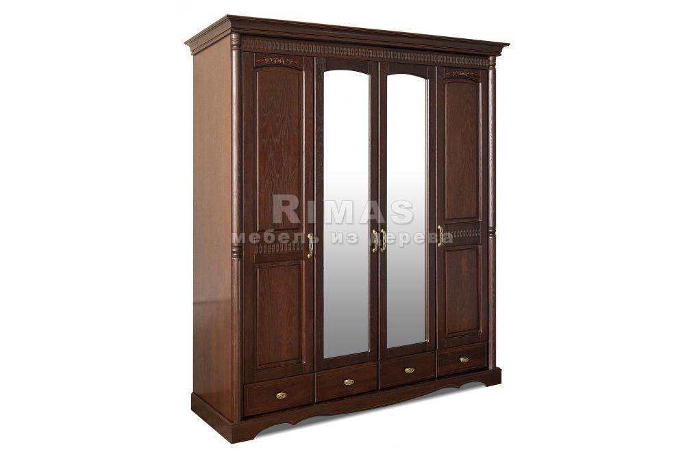 Шкаф «Валео 4» из массива дерева