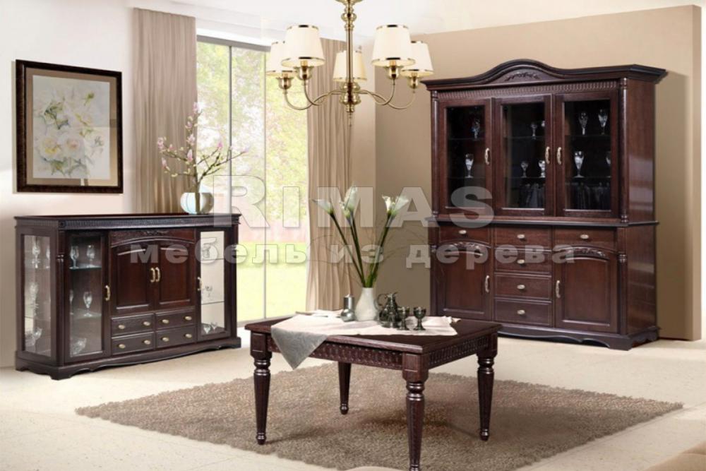 Шкаф «Валео буф» из массива дерева