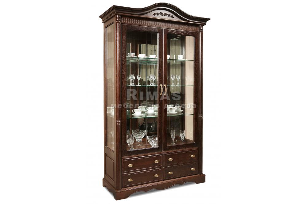 Шкаф «Валео сервант 2» из массива дерева