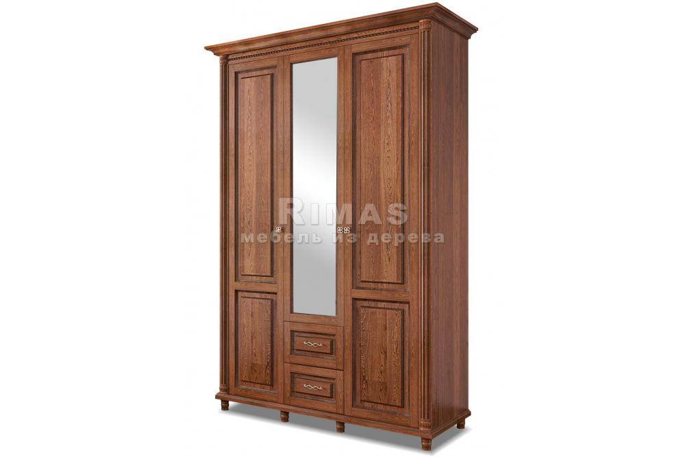Шкаф «Тренто 3» из массива дерева