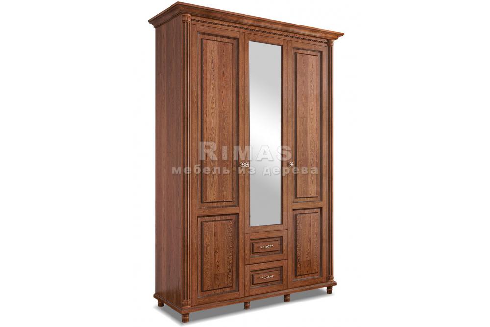 Шкаф «Тренто 3» из массива дерева