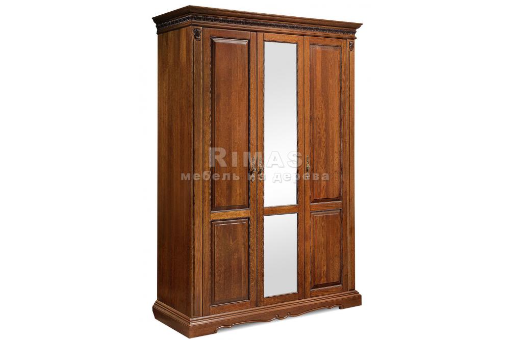 Шкаф «Милано 3» из массива дерева