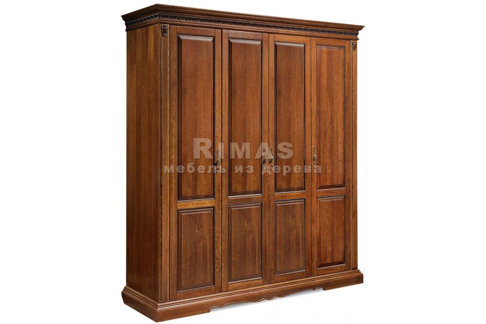Шкаф «Милано 4» из массива дерева