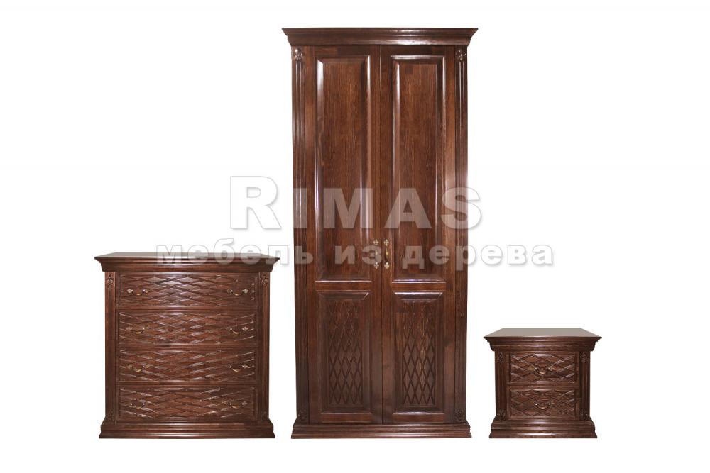 Шкаф «Аликанте 2» из массива дерева