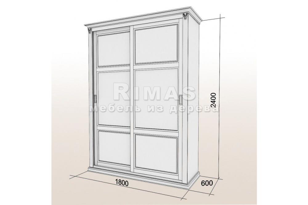 Шкаф «Палермо 22» из массива дерева