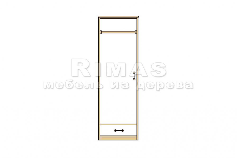 Шкаф «Бари 22» из массива дерева