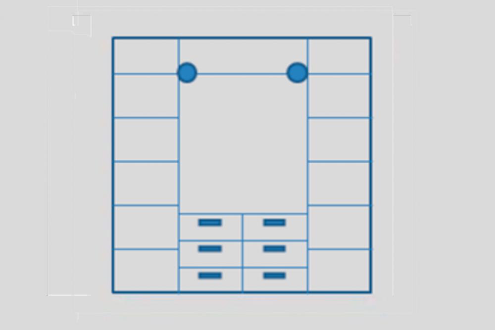 Шкаф «Патра 4» из массива дерева