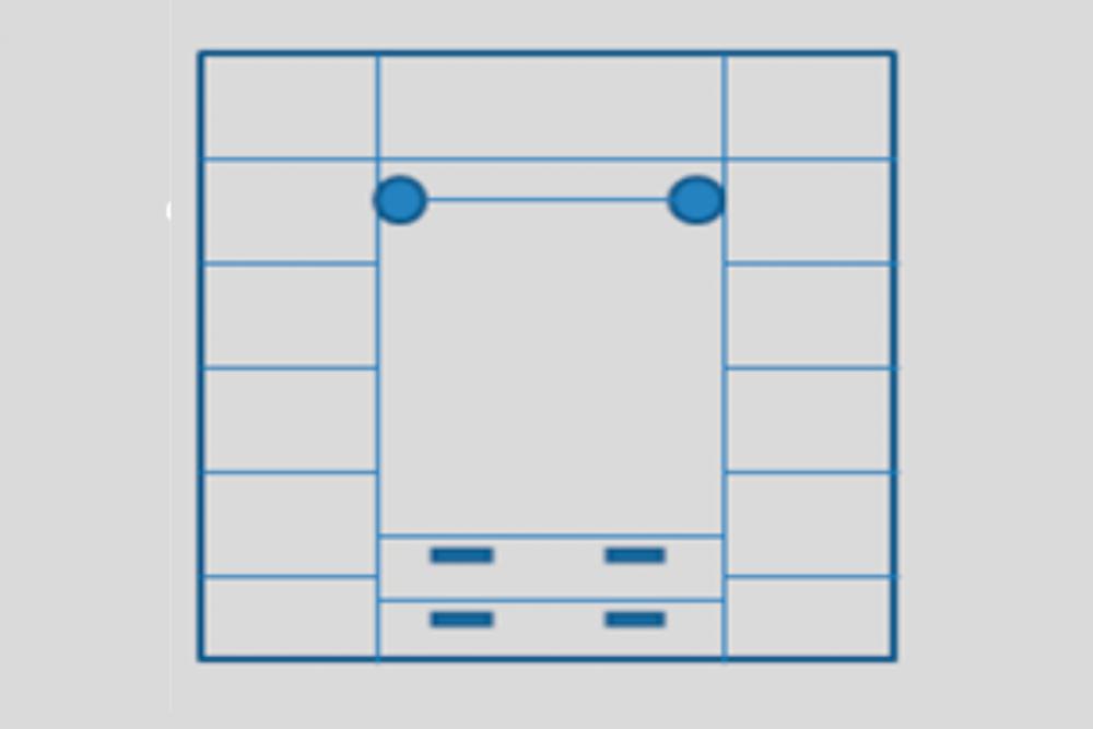 Шкаф «Салоника 4» из массива дерева
