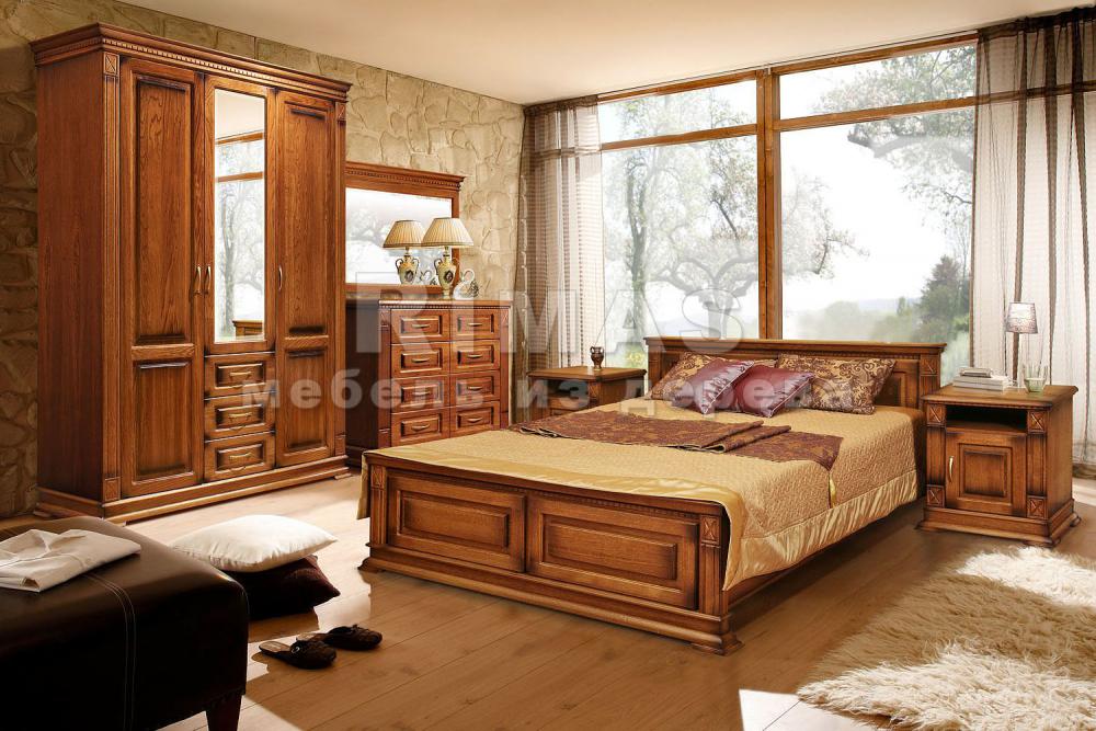 Спальня «Овьедо 3» из массива дерева