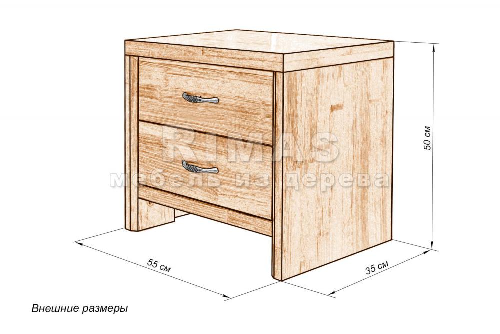 Тумба «Форли» из массива дерева