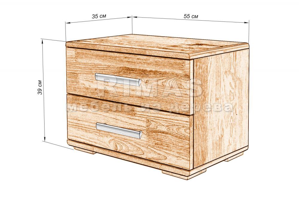 Тумба «Таранто 2» из массива дерева