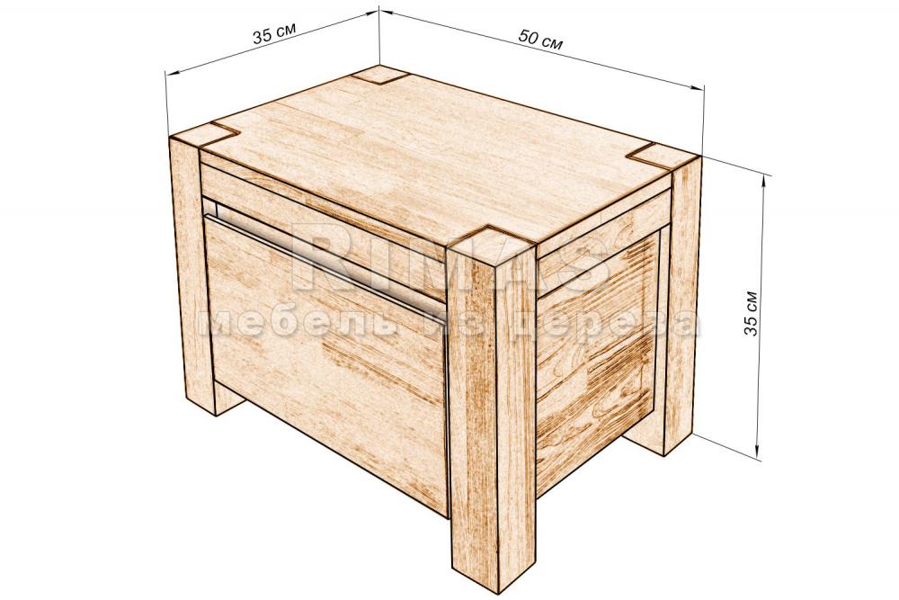Тумба «Марко» из массива дерева