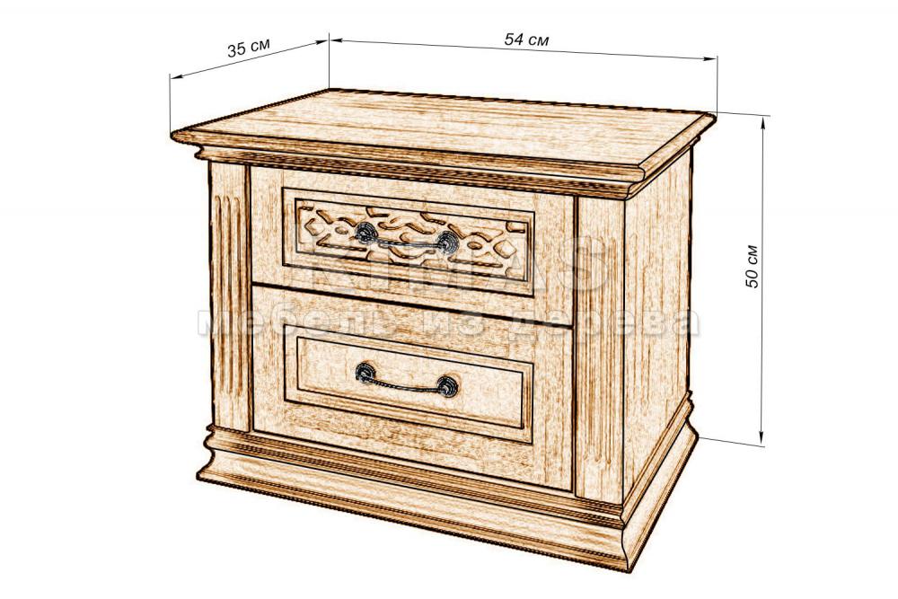 Тумба «Мурсия» из массива дерева
