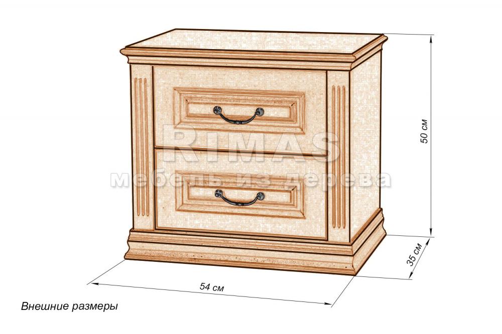 Тумба «Валенсия 1» из массива дерева