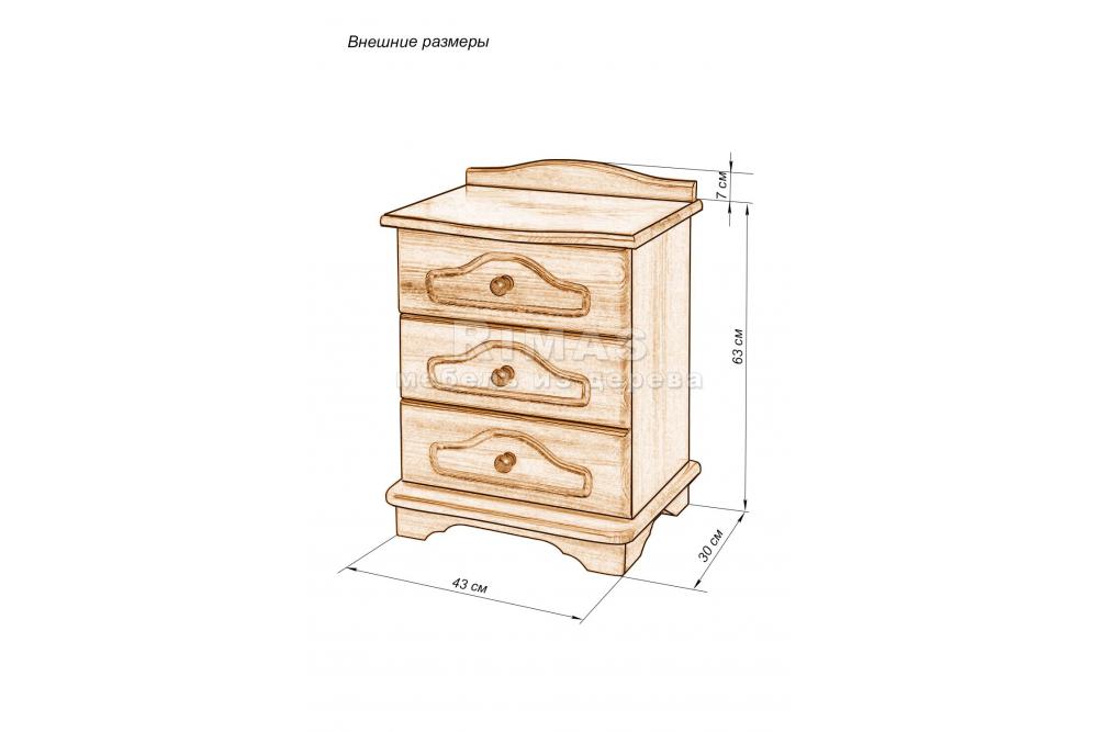Тумбочка прикроватная своими руками из дерева чертежи и фото