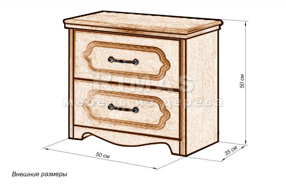 Тумба «Мадрид» из массива дерева