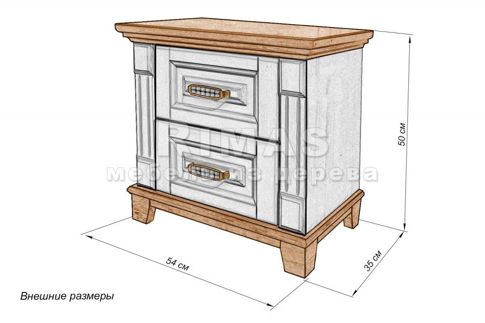 Тумба «Малага» из массива дерева