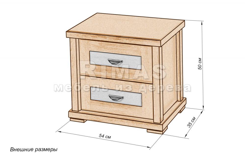 Тумба «Милан» из массива дерева