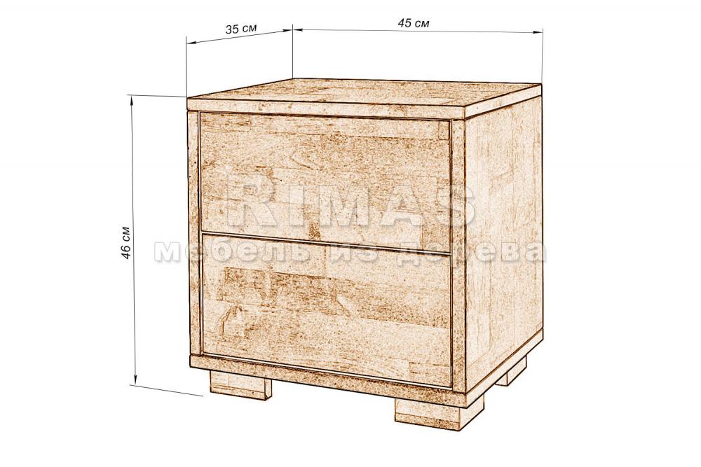 Тумба «Данте» из массива дерева