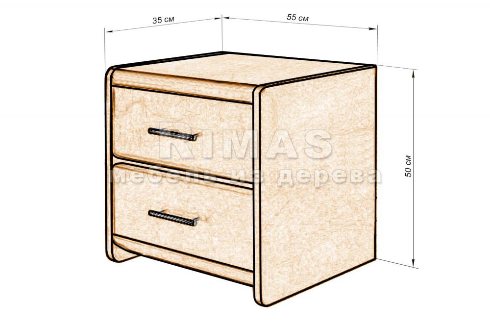Тумба «Генуя» из массива дерева