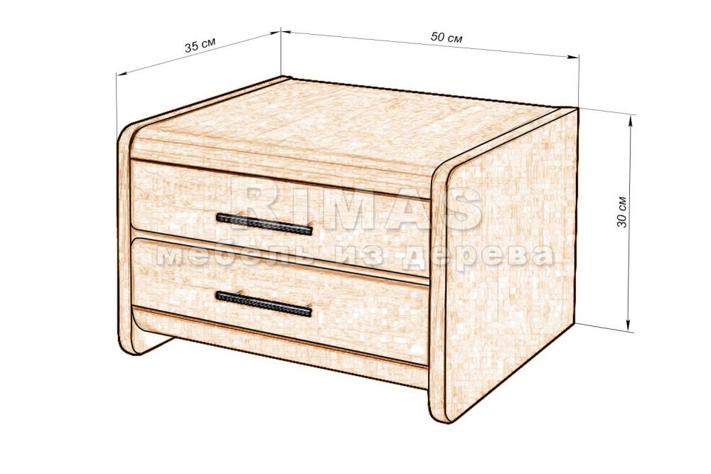 Тумба «Генуя 3» из массива дерева